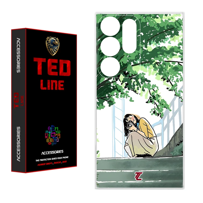 کاور تدلاین طرح دختر عکاس کد 1206 مناسب برای گوشی موبایل سامسونگ Galaxy S25 Ultra