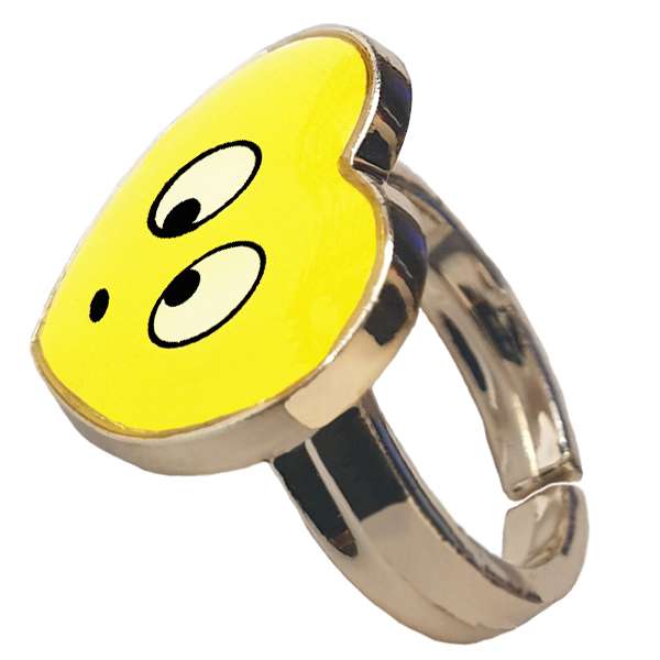 انگشتر دخترانه طرح استیکر کد 050