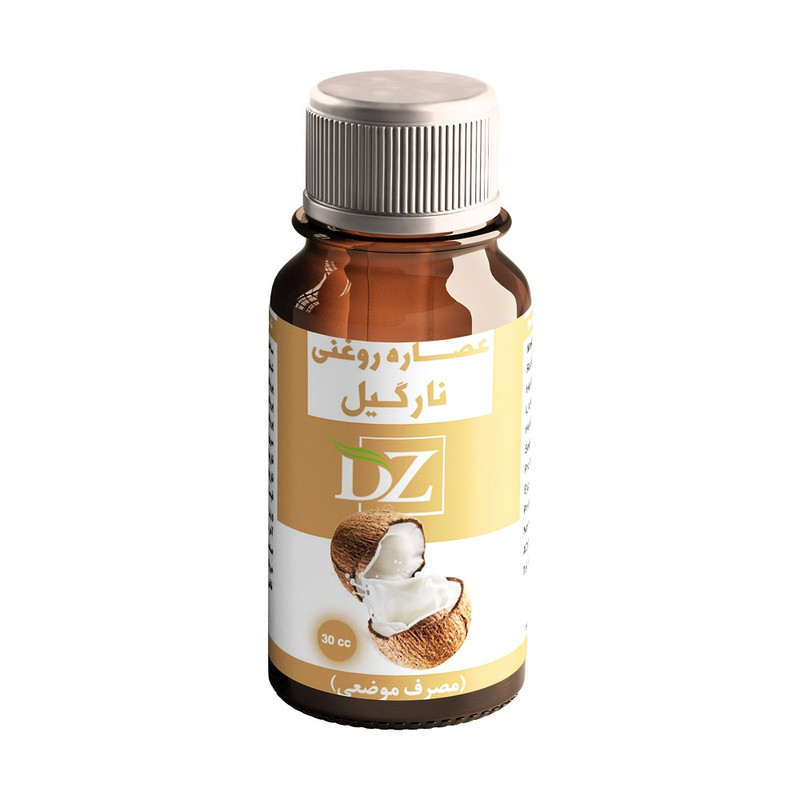  روغن بدن دکتر زرقانی مدل نارگیل کد 15 حجم 30 میلی لیتر