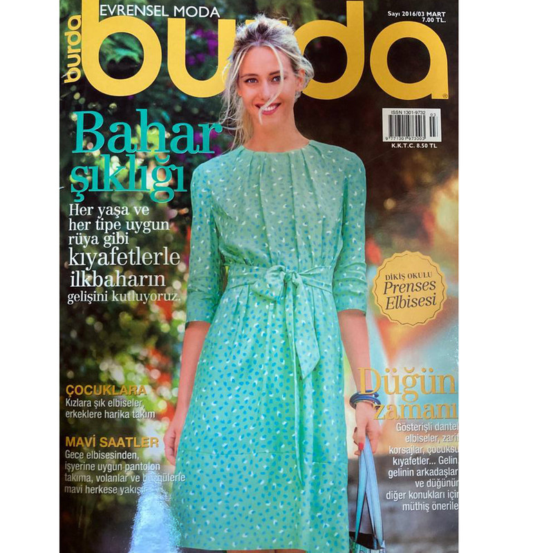 مجله Burda مارچ 2016