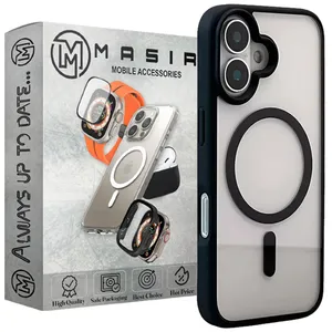 Masir Silicone Magnetic Magsafe Cover suitable for Apple Iphone 16 