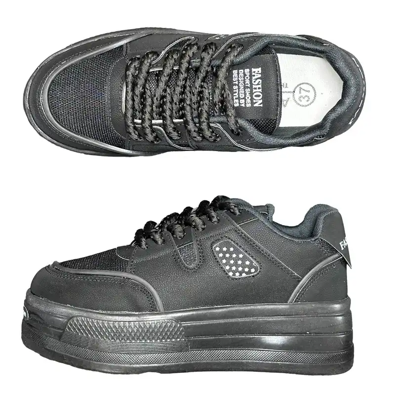 کفش روزمره زنانه مدل فشن استار رنگ مشکی