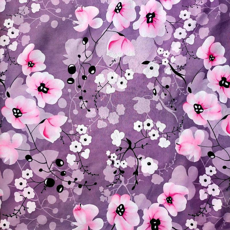 پارچه ملحفه عرض 2.4 متر مدل 08 رنگ بنفش