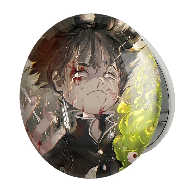 آینه جیبی خندالو طرح شییکو انیمه موب سایکو Mob Psycho 100 مدل تاشو کد 24498 
