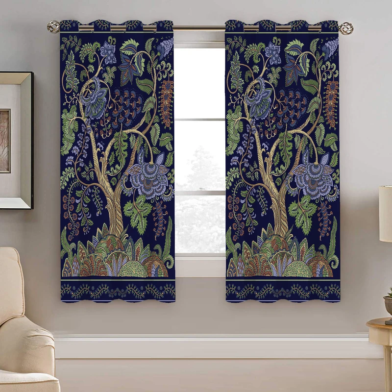 پرده نیروانا طرح    سنتی مدل هازان کد 4613   سایز 140×200 سانتی متر