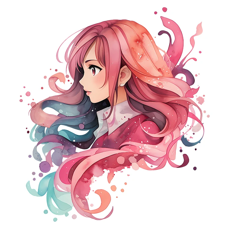 استیکر پارچه و لباس پاد آفرین مدل کارتونی کیوت فانتزی دخترانه کد S5626