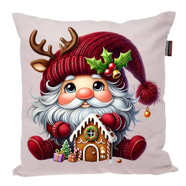 کوسن پاد آفرین مدل زمستان طرح عروسکی کریسمس کد PK40301