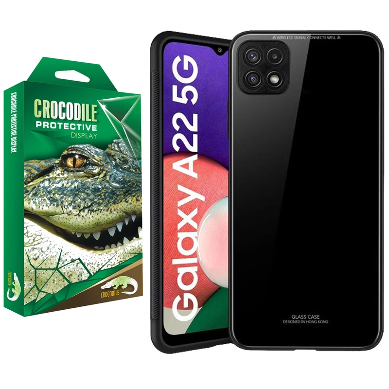 کاور کروکودیل مدل C-PSHT-GLS مناسب برای گوشی موبایل سامسونگ Galaxy A22 5G
