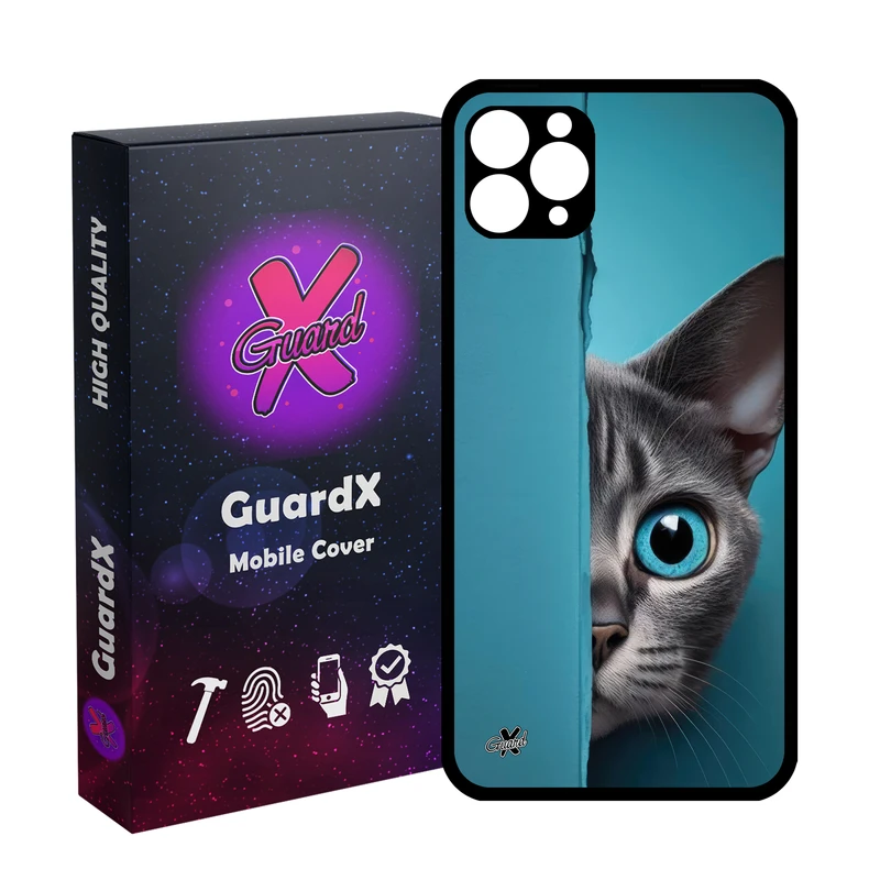کاور گارد ایکس طرح گربه مدل Glass10673 مناسب برای گوشی موبایل اپل iPhone 11 Pro Max