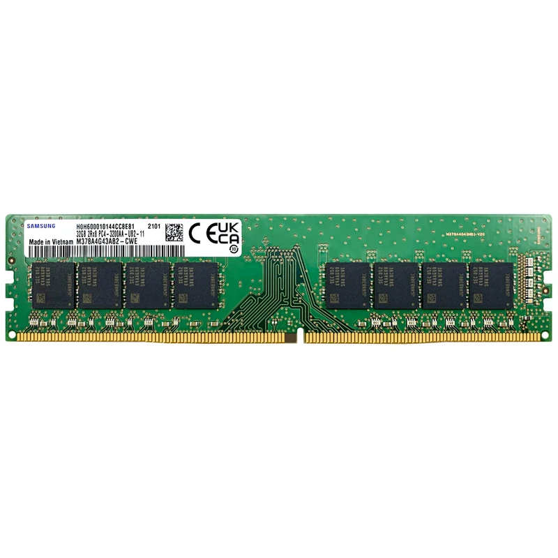 رم دسکتاپ DDR4 تک کاناله 3200 مگاهرتز CL22 سامسونگ مدل PC4 ظرفیت 32 گیگابایت