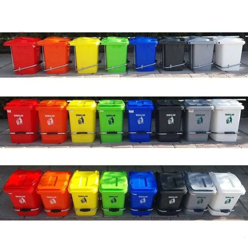 عکس شماره 11 : سطل زباله سبلان مدل پدالی کد 40l