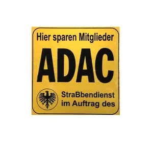 برچسب خودرو آراکس یدک مدل ADAC-AY-3549 طرح آداک