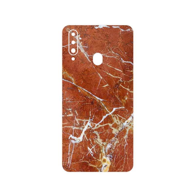 برچسب پوششی ماهوت مدل Red Marble مناسب برای گوشی موبایل سامسونگ Galaxy A20s