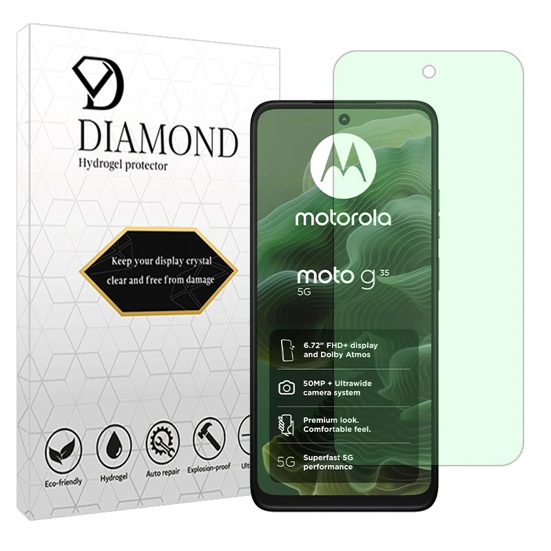 محافظ صفحه نمایش گرین لایت دیاموند مدل Eye Care مناسب برای گوشی موبایل موتورولا Moto G35