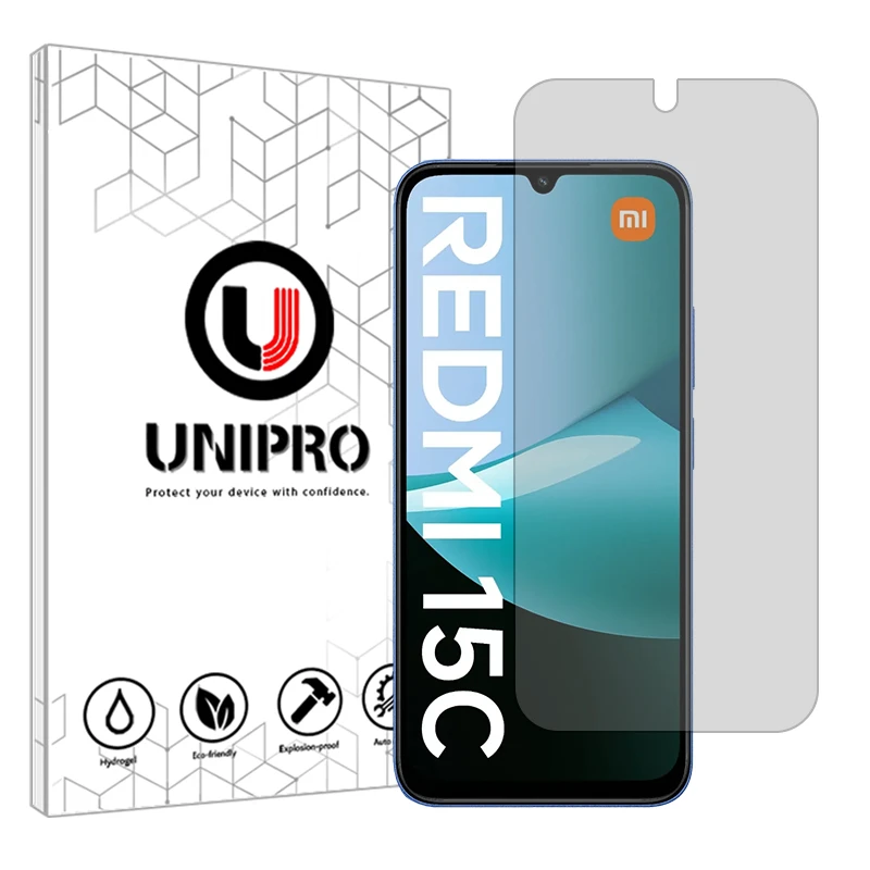 محافظ صفحه نمایش شفاف یونی پرو مدل Star 5 مناسب برای گوشی موبایل شیائومی Redmi 15C