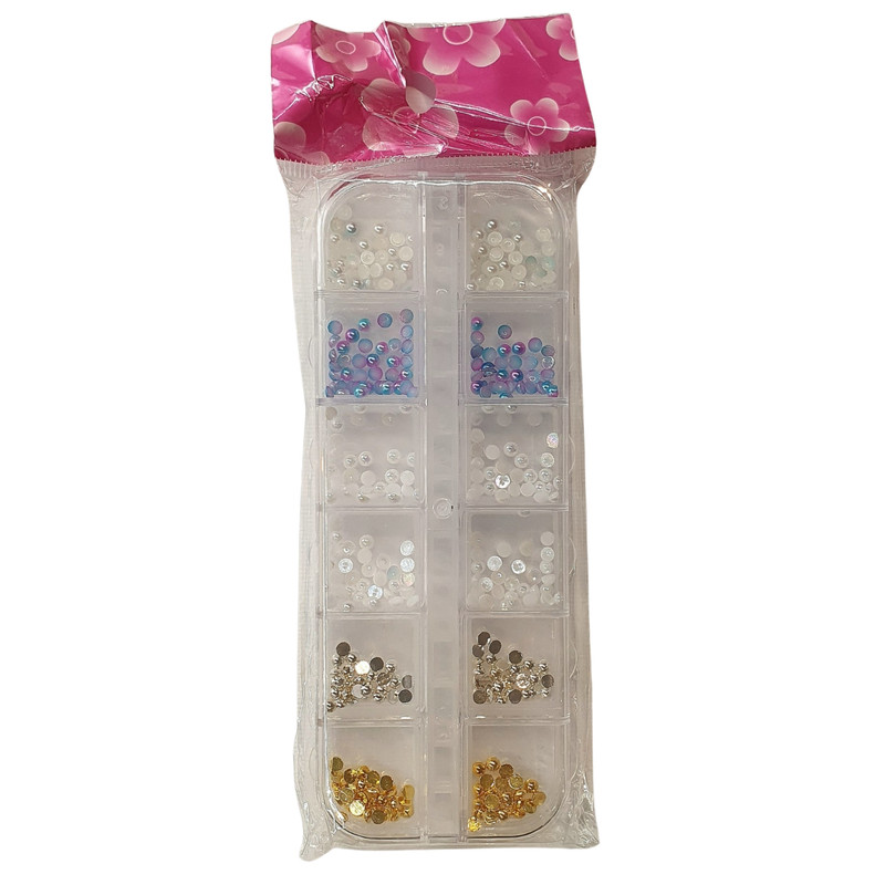 مجموعه تزیین ناخن مدل مروارید