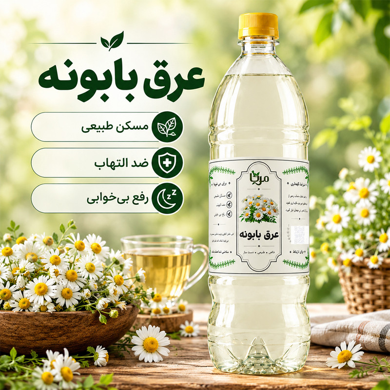 عرق بابونه مِرنا - 1 لیتر 