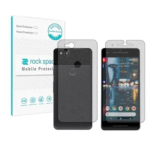 RockSpace HyGAM model gaming screen protector suitable for Google Pixel 2 mobile phone along with phone back protector 