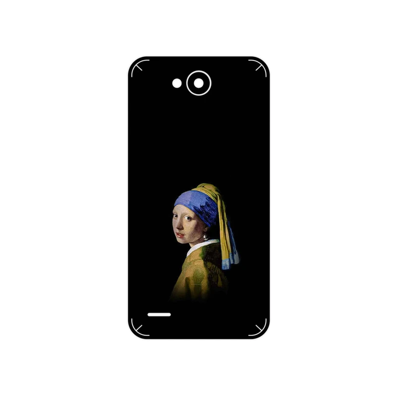 برچسب پوششی ماهوت مدل Girl with a Pearl Earring of Vermeer مناسب برای گوشی موبایل ال جی X Power 2
