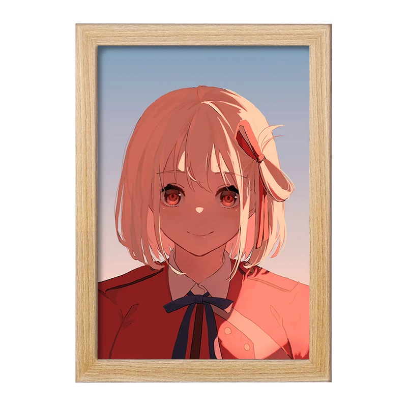 تابلو خندالو مدل چیساتو انیمه Lycoris Recoil  کد 22964