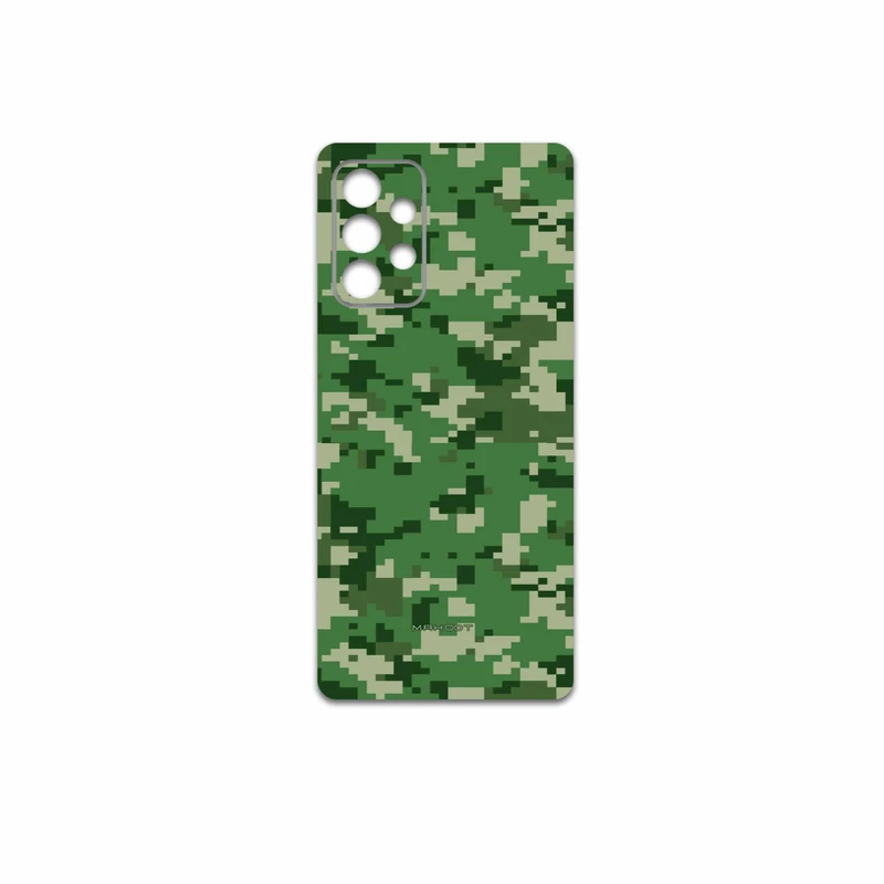 برچسب پوششی ماهوت مدل Army-Green-Pixel مناسب برای گوشی موبایل سامسونگ Galaxy A52 5G