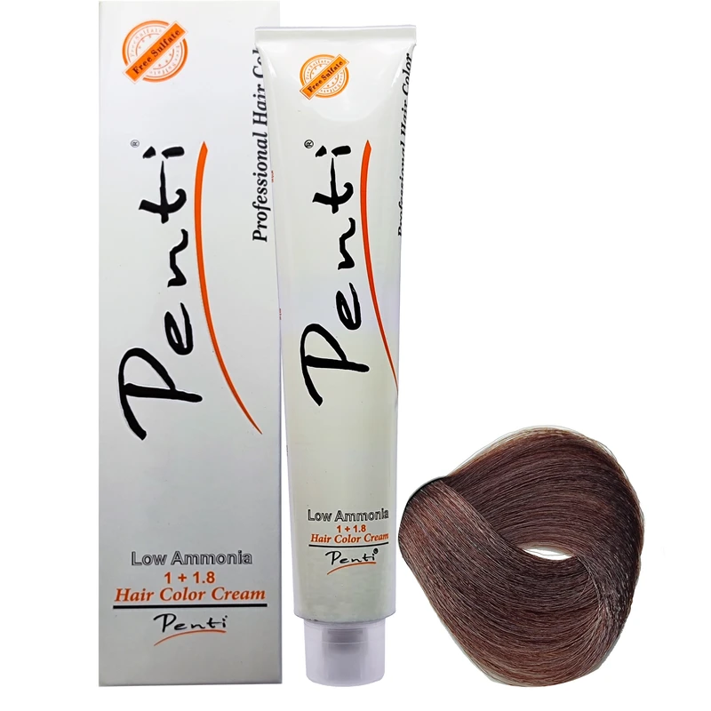 رنگ مو پنتی شماره P6 حجم 100 ميلی ليتر رنگ قهوه اسپرسو