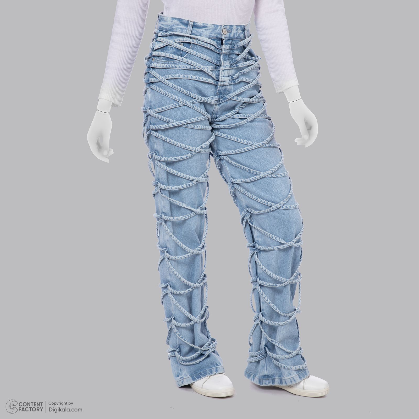 شلوار جین بگ زنانه لوسیفر مدل W22107 -  - 2