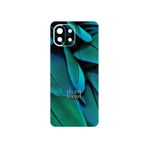 MAHOOT Green Feather Cover Sticker for Xiaomi MI 11 LITE