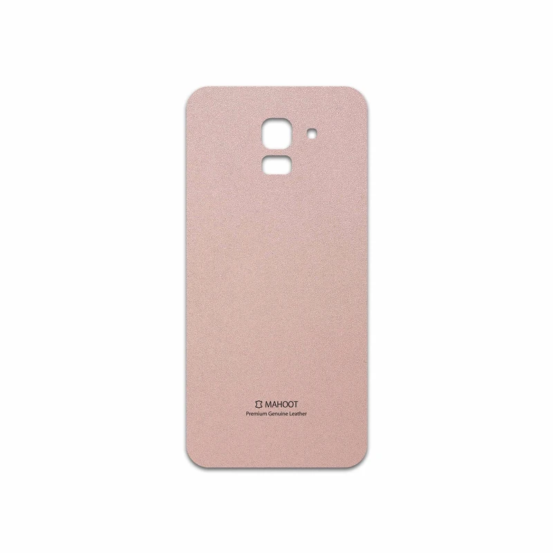 برچسب پوششی ماهوت مدل Rose Gold Leather مناسب برای گوشی موبایل سامسونگ Galaxy J6