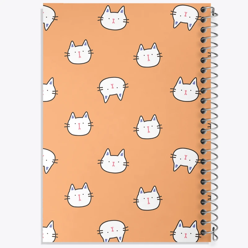 دفتر نت موسیقی 50 برگ خندالو مدل پترن گربه کد N1301