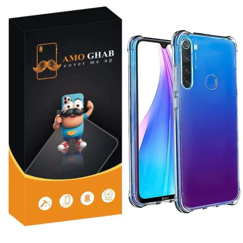 کاور عمو قاب مدل Crystal مناسب برای گوشی موبایل شیائومی Redmi Note 8