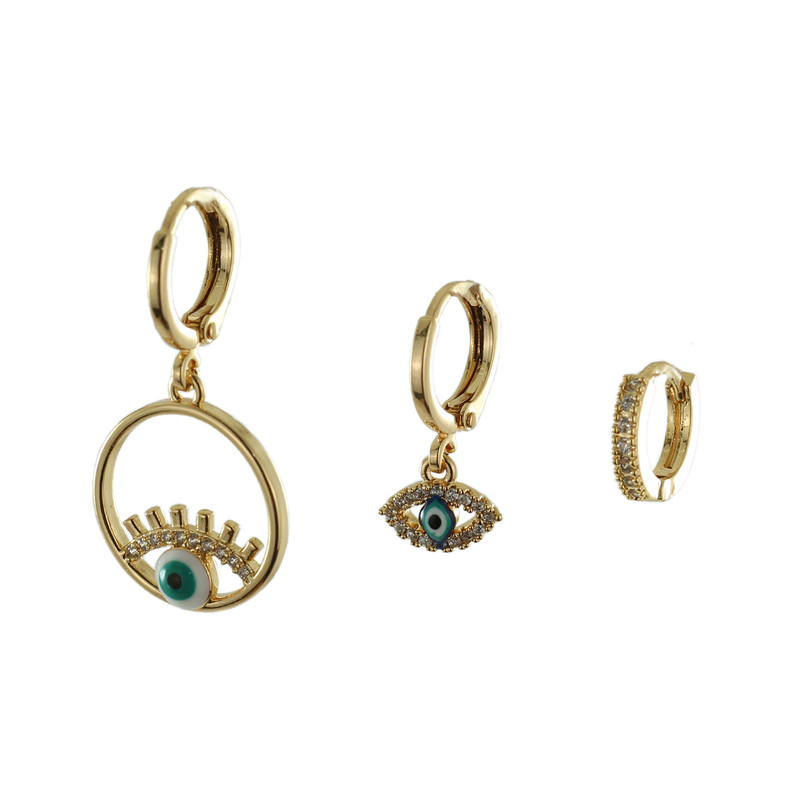 گوشواره زنانه وای اس ایکس مدل J119 بسته سه عددی