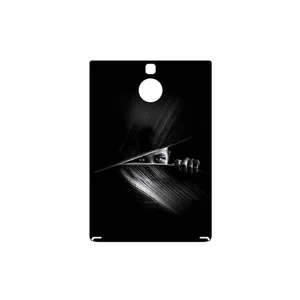 MAHOOT Black Portrait Cover Sticker for BlackBerry Passport Silver Edition