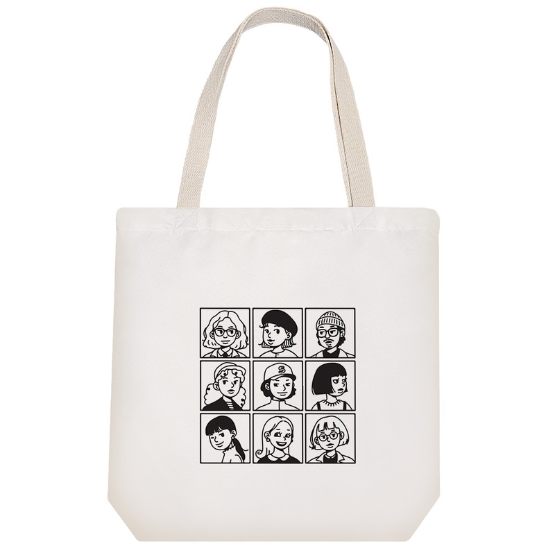 ساک خرید خندالو مدل پرتره دخترها کد 8580