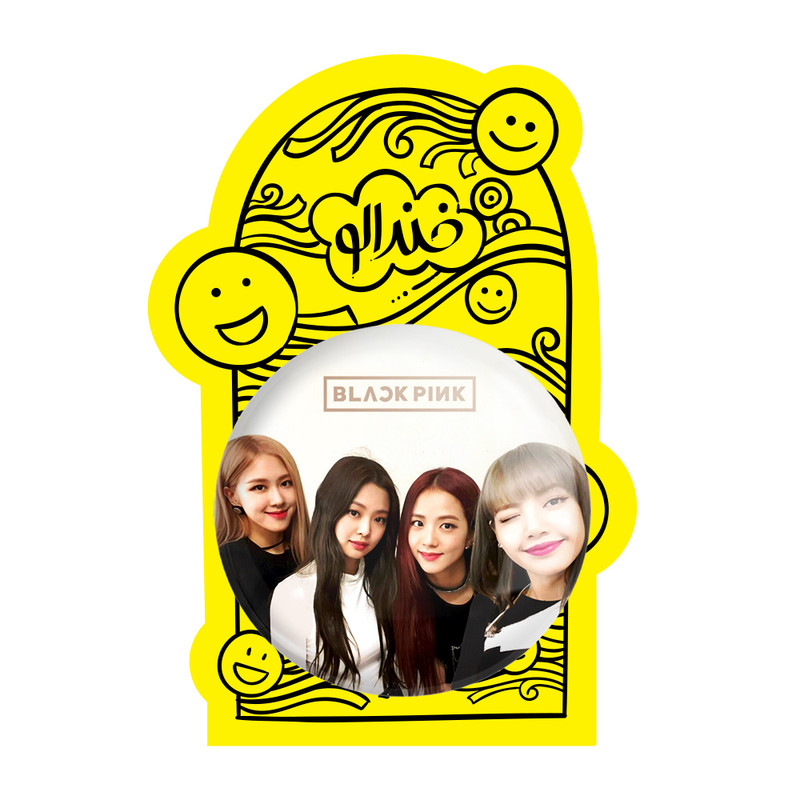 آینه جیبی خندالو مدل گروه بلک پینک Black Pink کد 16720 آینه جیبی خندالو مدل گروه بلک پینک Black Pink کد 16720