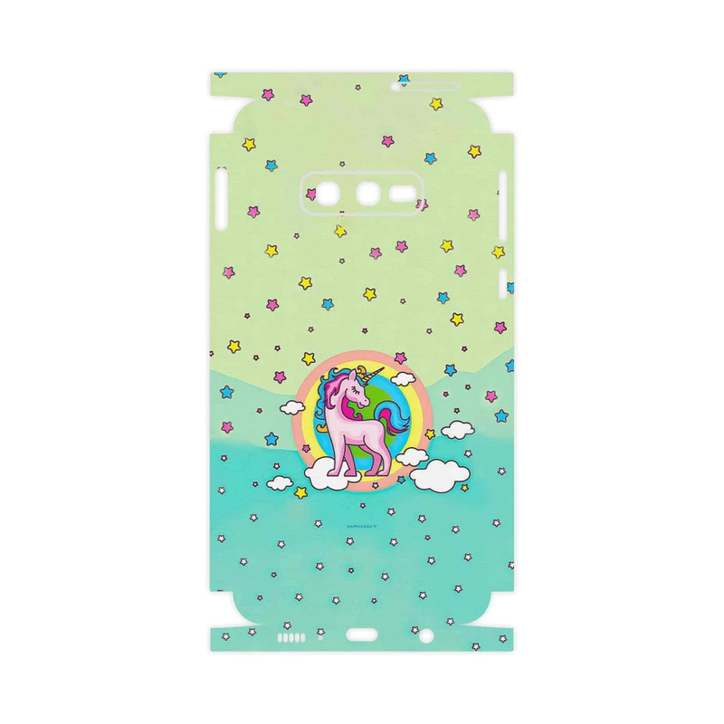 برچسب پوششی ماهوت مدل Rainbow unicorn adventure-FullSkin مناسب برای گوشی موبایل سامسونگ Galaxy S10e