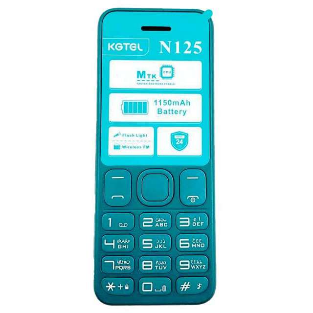 گوشی موبایل کاجیتل مدل n125 دو سیم کارت ظرفیت 32 مگابایت و رم 32 مگابایت