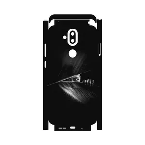 MAHOOT Black Portrait-FullSkin Cover Sticker for Nokia 8.1