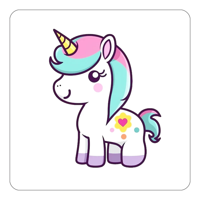 مگنت کاکتی طرح اسب تک شاخ و یونیکورن مدل mp30481