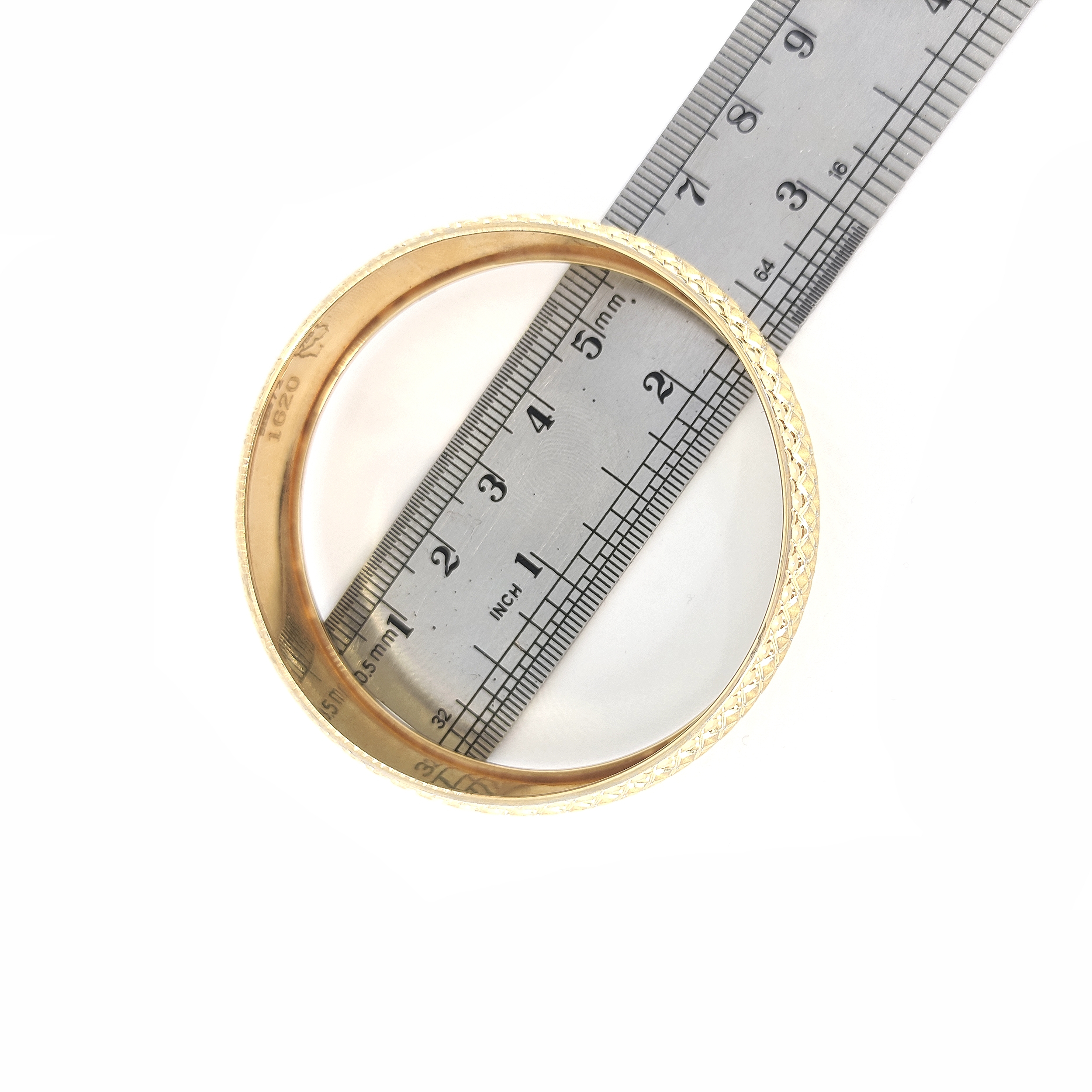 النگو طلا 18 عیار زنانه طلا و جواهر سازی افرا مدل نیم پوش ایرانا 1052