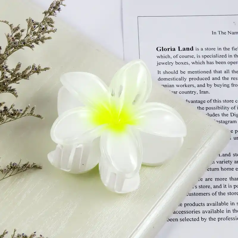 کلیپس مو زنانه مدل پلومریا کد G_Lnd1467