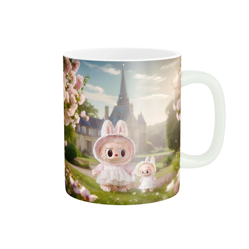 ماگ پاد آفرین طرح عروسک لبوبو کد 6044