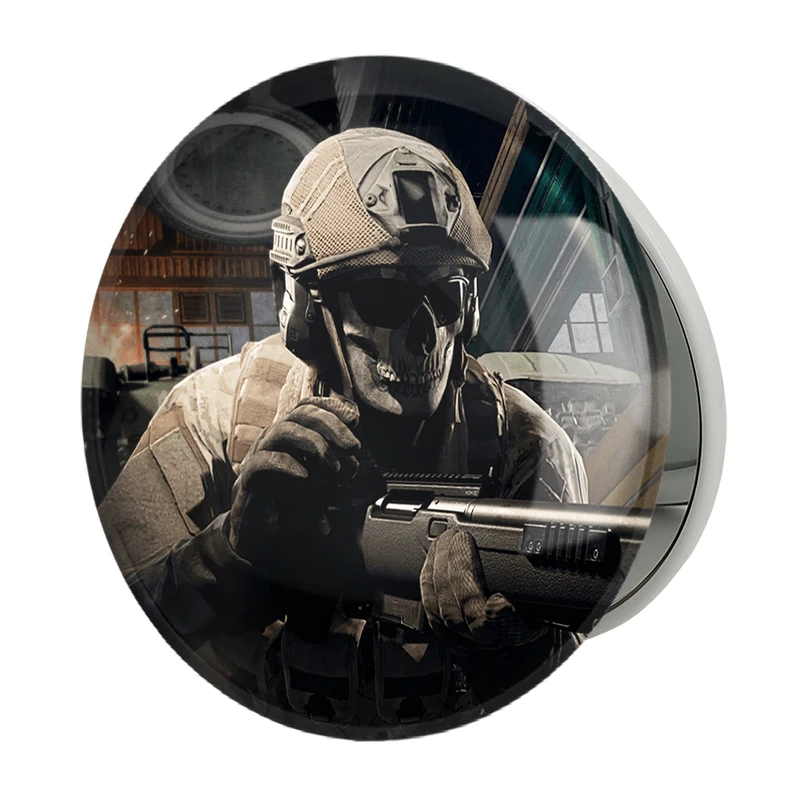 آینه جیبی خندالو طرح بازی کال آف دیوتی مدرن وارفر وارزون گوست مدل تاشو کد 26119 