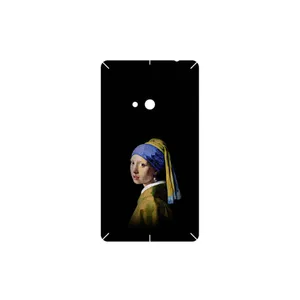 MAHOOT Girl with a Pearl Earring of Vermeer Cover Sticker for Nokia Lumia 625