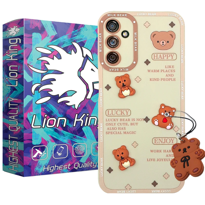 کاور لاین کینگ مدل fanteziKherskremi مناسب برای گوشی موبایل  GALAXY S23 FE  به همراه بندآویز