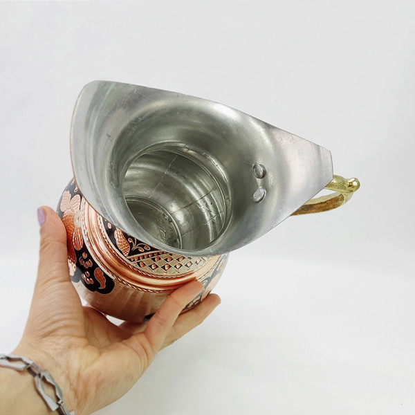 پارچ مسی مدل نقره کوب کد ZH299 پارچ مسی مدل نقره کوب کد ZH299