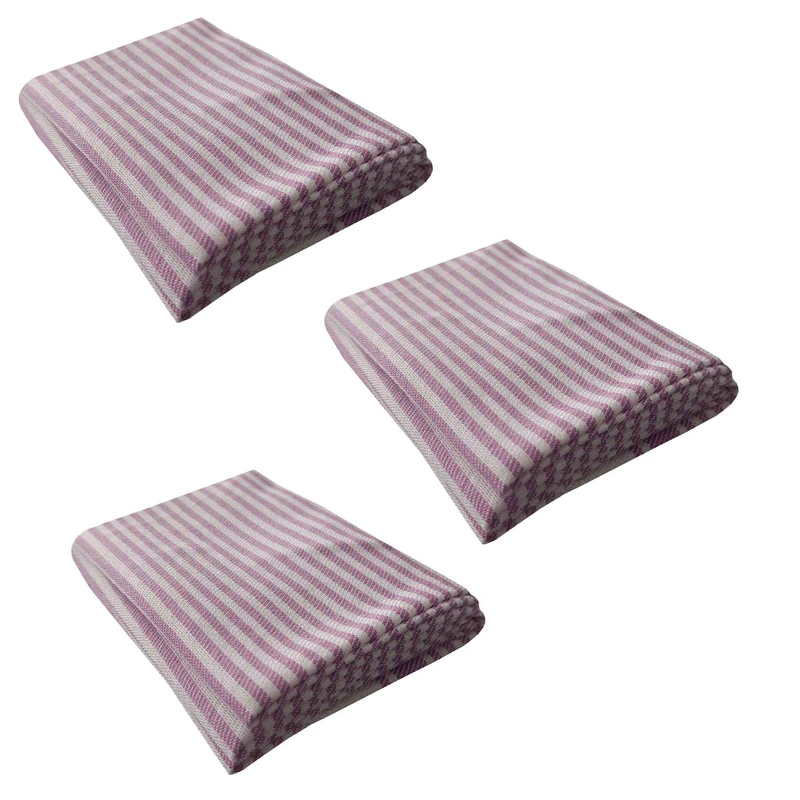 دستمال رطوبت‌گیر خانه و آشپزخانه نخ، پنبه‌ مدل ریما بسته 3 عددی
