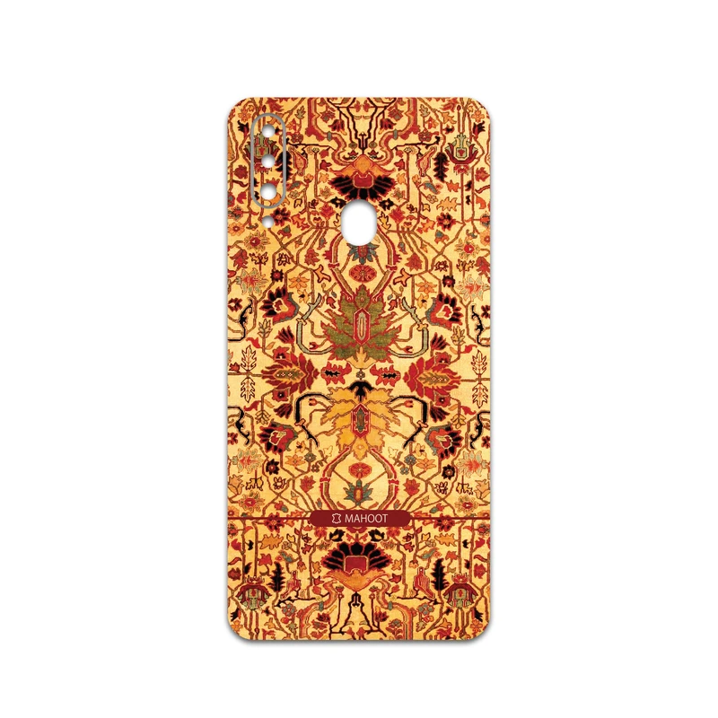 برچسب پوششی ماهوت مدل Persian-Carpet-Yellow مناسب برای گوشی موبایل سامسونگ Galaxy A20s