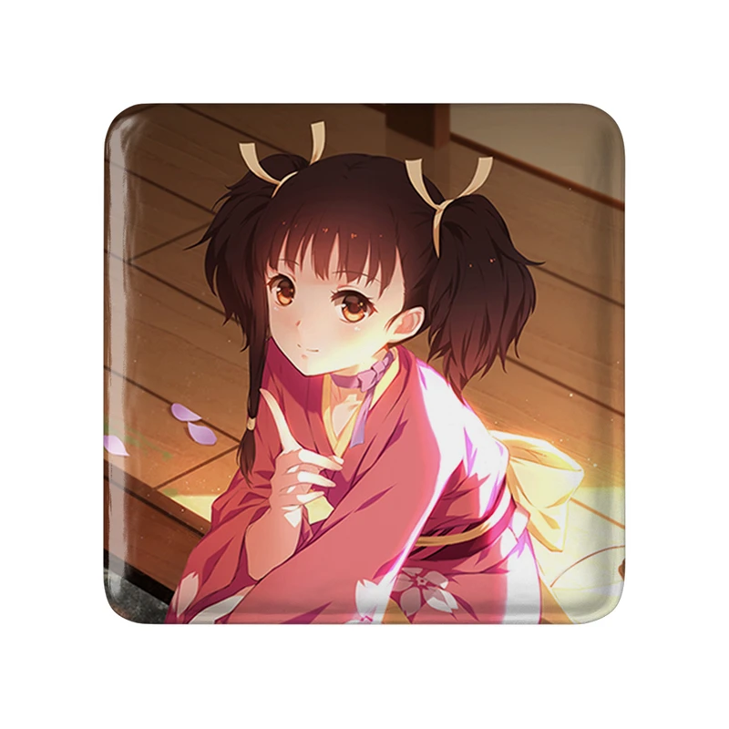 پیکسل خندالو طرح مومی انیمه کابانری Kabaneri مدل مربعی کد 35974