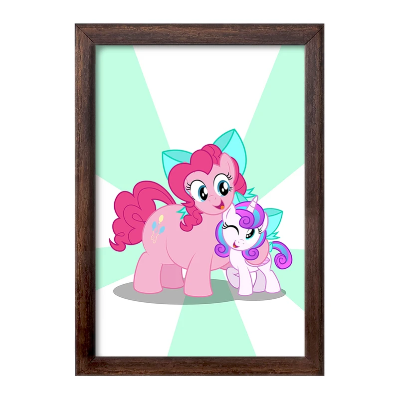 تابلو خندالو طرح اسب پونی کد 24856